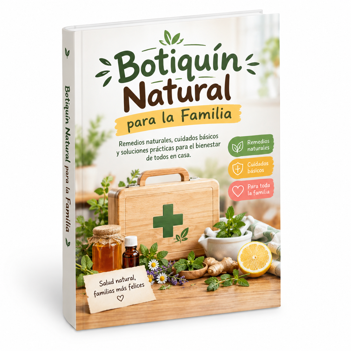 BOTIQUÍN NATURAL PARA LA FAMILIA: Remedios naturales y soluciones prácticas para el bienestar de todos en casa