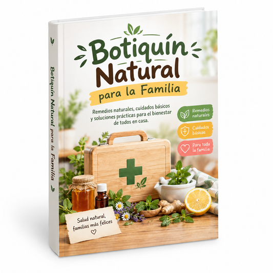 BOTIQUÍN NATURAL PARA LA FAMILIA: Remedios naturales y soluciones prácticas para el bienestar de todos en casa