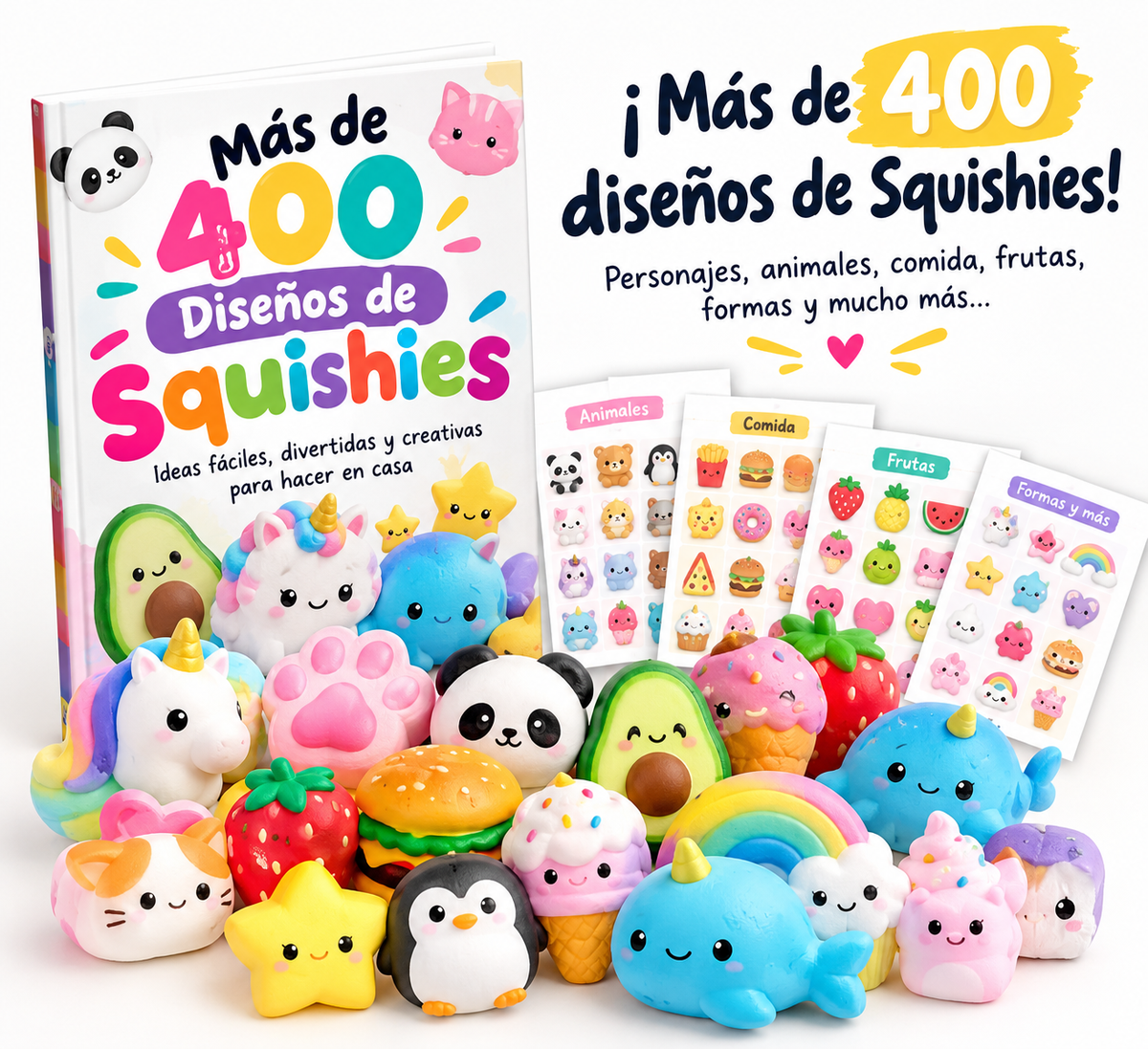 CREA TU SQUISHY: Colección +400 Diseños de Squishies