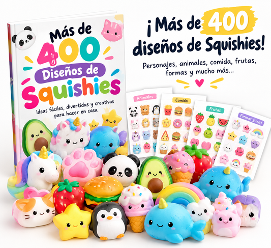 CREA TU SQUISHY: Colección +400 Diseños de Squishies